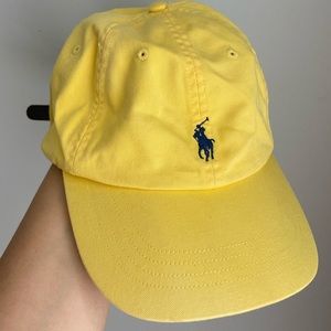 Ralph Lauren Polo Pale Yellow Adjustable Hat